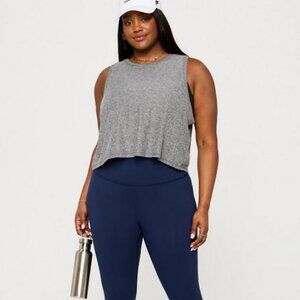 Fabletics whisper Gray Muscle tank XXL/1X